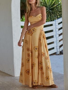NWT | BY TOGETHER | LARGE | MAXI FLORAL DRESS